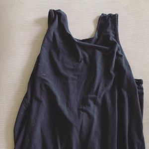 Nike, black, open back tank